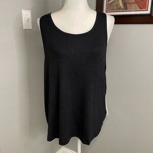 NWT Athleta Well Rested Rib Sleep Tank Black NWT
